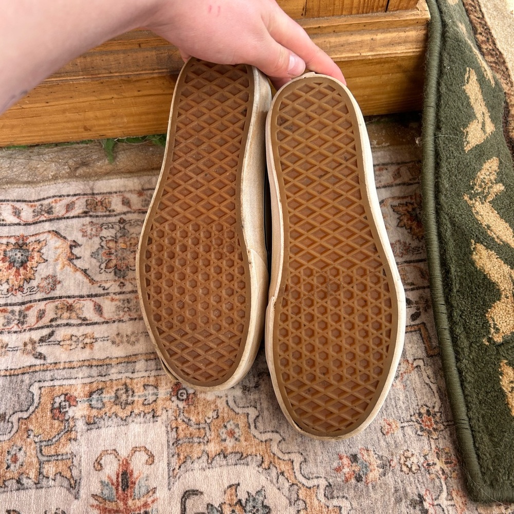 Vans Women's Platform Shoes - Brown and White